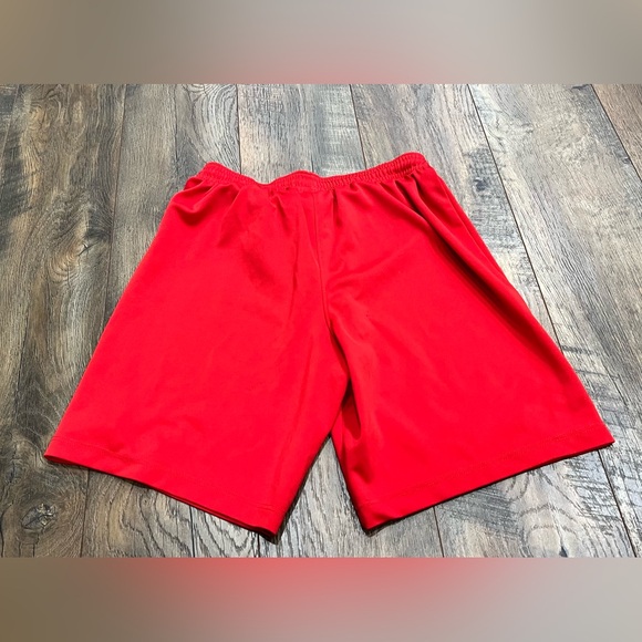 Nike Youth Logo Athletic Shorts, Red, Size Large 10-12 - Picture 4 of 4